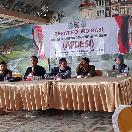 Rapat Koordinasi Apdesi Pemerintah Desa Pematang Danau
