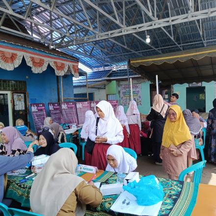 Pelaksanaan ILP di Depan Puskesdes Desa Mataraman