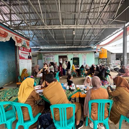 Posyandu ILP Desa Mataraman (Depan Halaman Puskesdes)