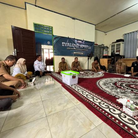 Evaluasi APBDes oleh Kecamatan Mataraman di Desa Mataraman