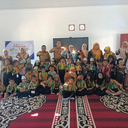 Monitoring MPLS ketua TP.PKK Desa Mataraman ke TK Pembina Mataraman