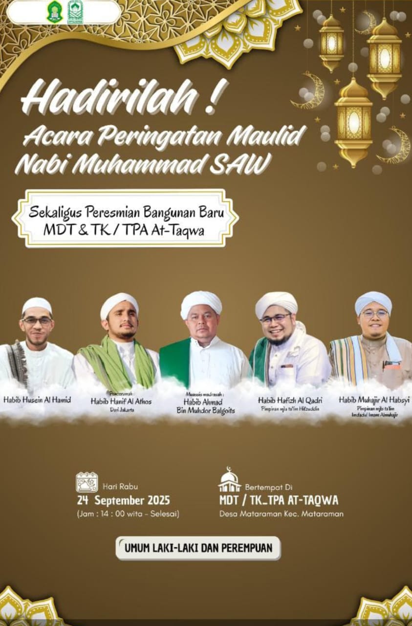 Peringatan Maulid Nabi Muhammad SAW di Madrasah At-Taqwa