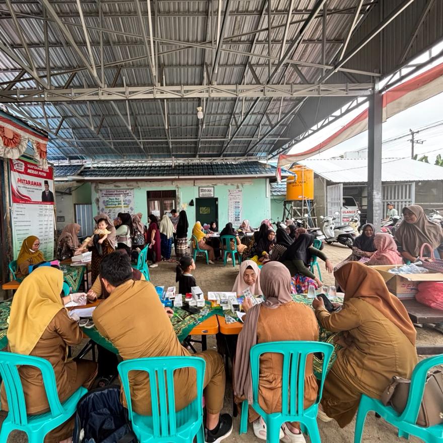 Posyandu ILP Desa Mataraman (Depan Halaman Puskesdes)