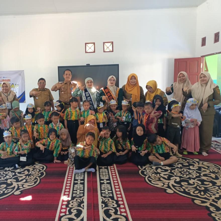 Monitoring MPLS ketua TP.PKK Desa Mataraman ke TK Pembina Mataraman